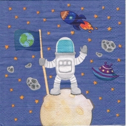 Serwetka  -3249-   kosmonauta, kosmos